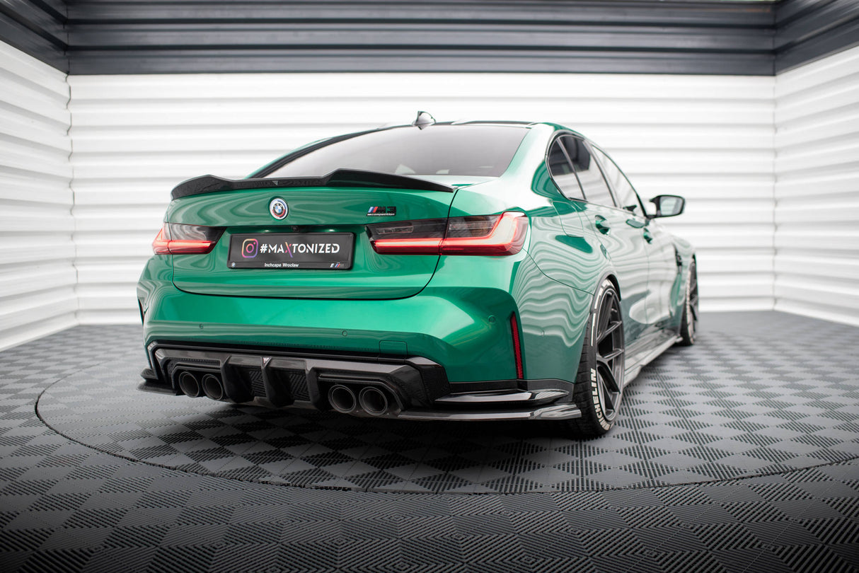 Maxton Design Carbon Fiber Ducktail Spoiler BMW M3 G80