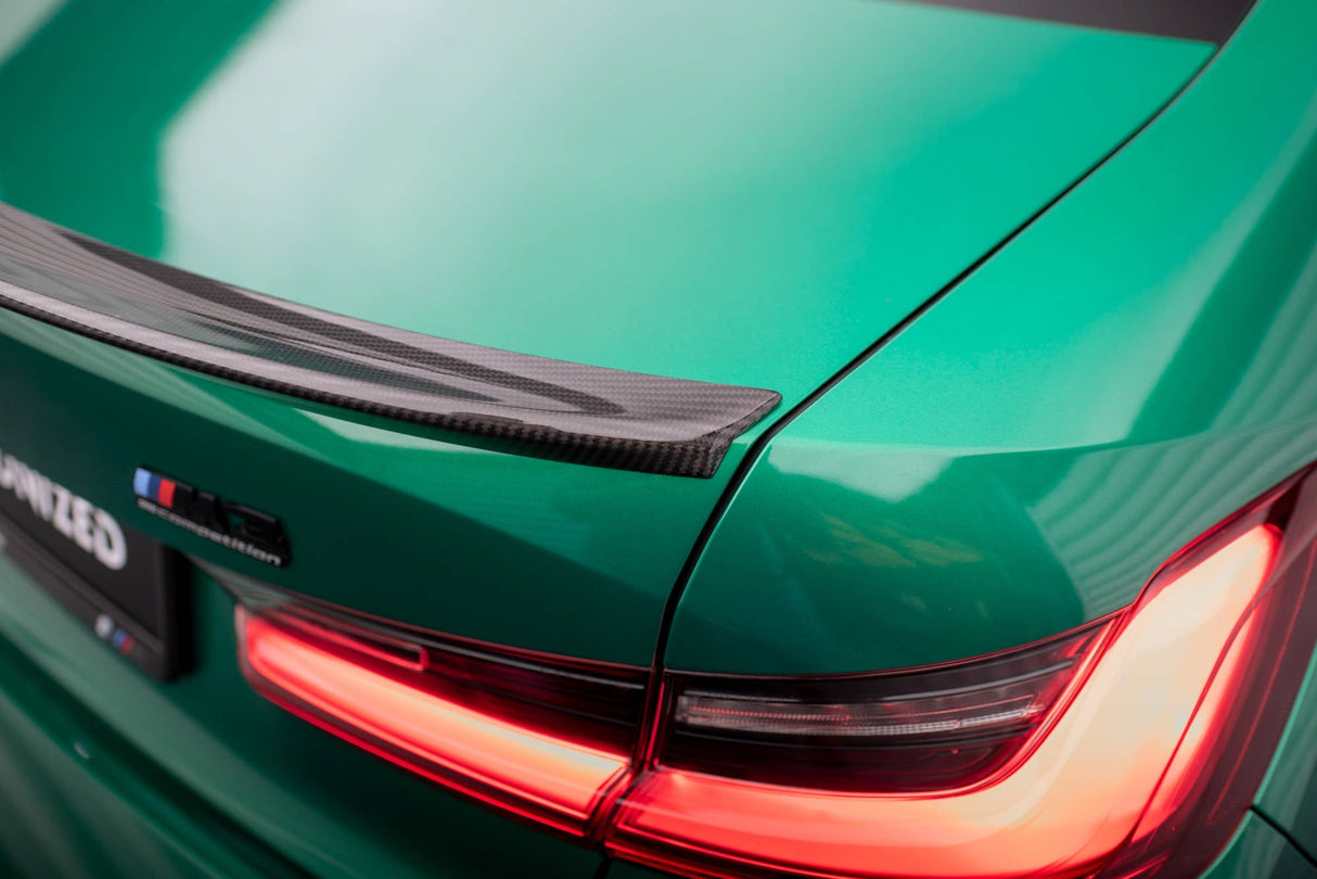 Maxton Design Carbon Fiber Ducktail Spoiler BMW M3 G80