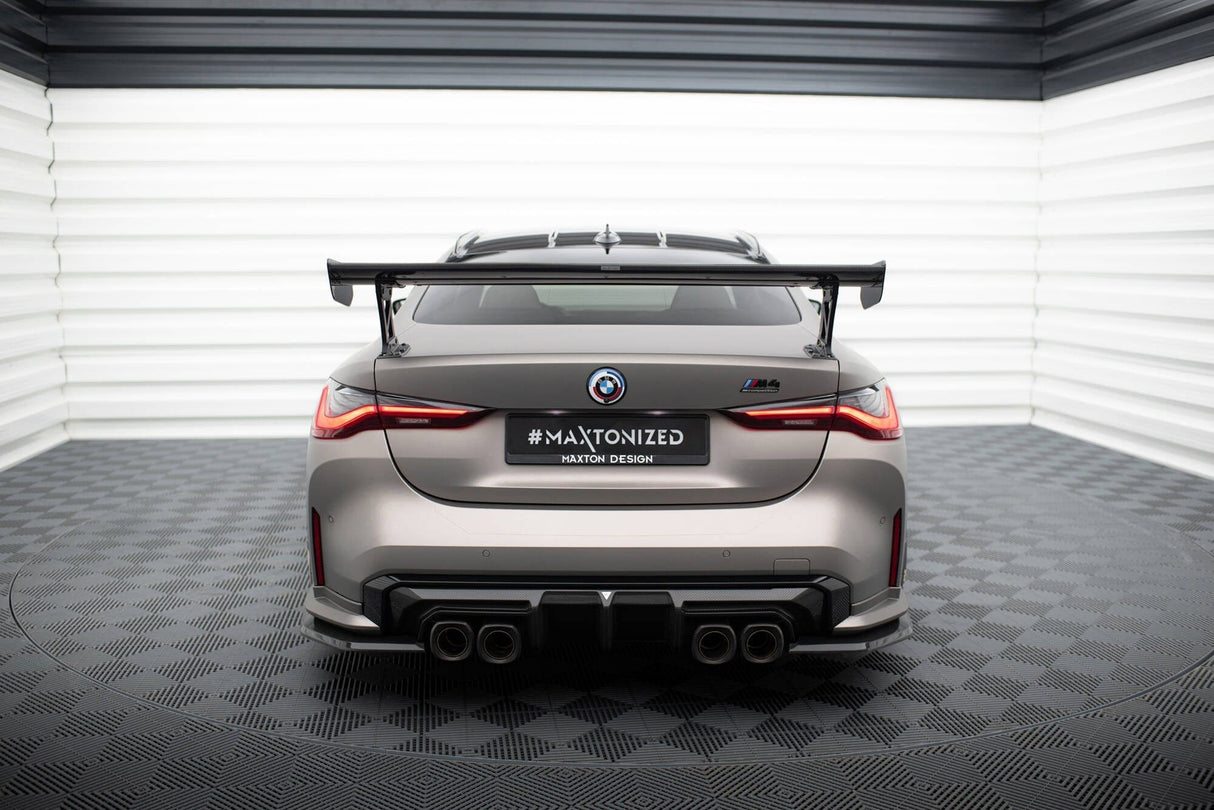 Maxton Design Carbon Spoiler With External Brackets Uprights BMW M4 G82 / M440I G22 / 4 M-Pack G22