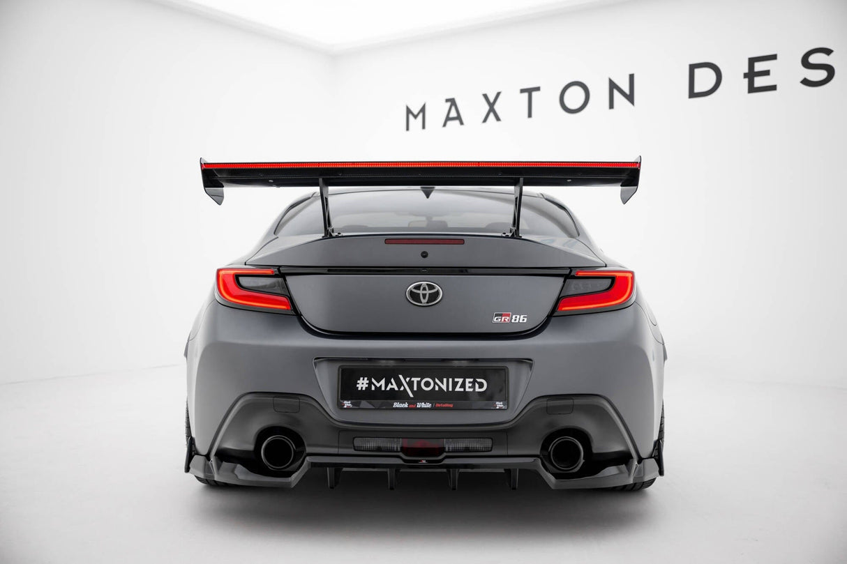 Maxton Design Carbon Spoiler With Internal Brackets Uprights + LED Toyota GR86