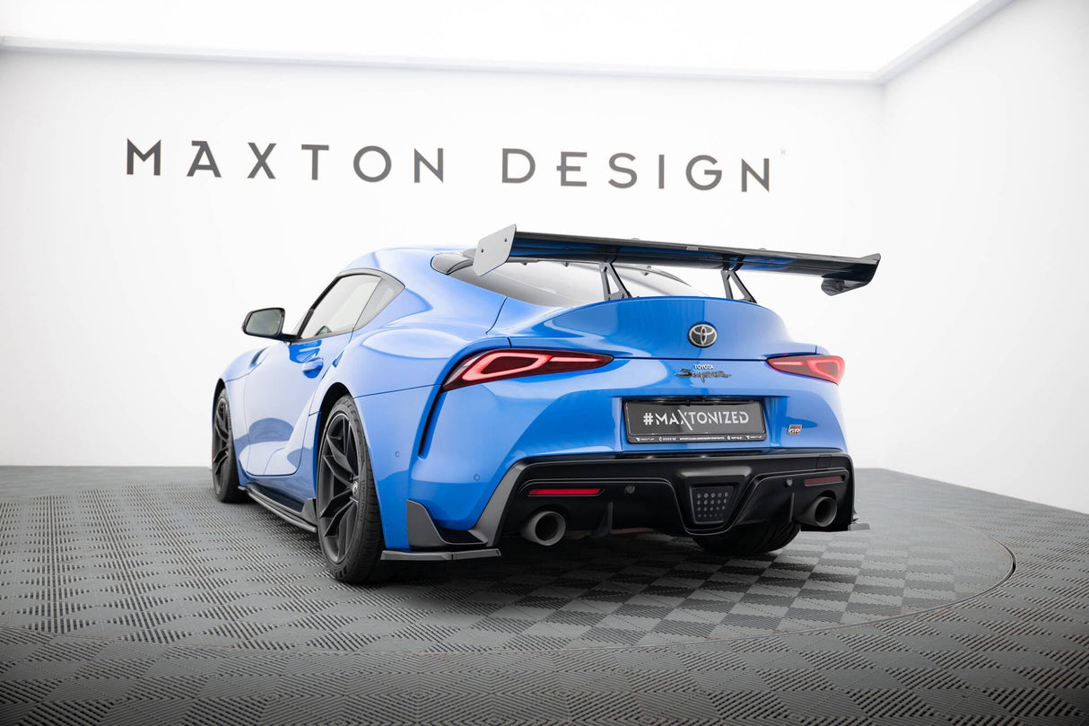 Maxton Design Carbon Spoiler With Upper Swan Mounting Toyota Supra Mk5