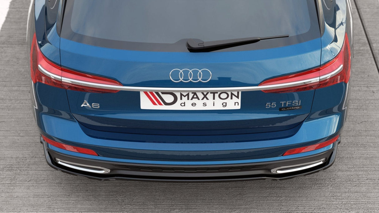 Maxton Design Central Rear Splitter Audi A6 S-Line Avant / Sedan C8