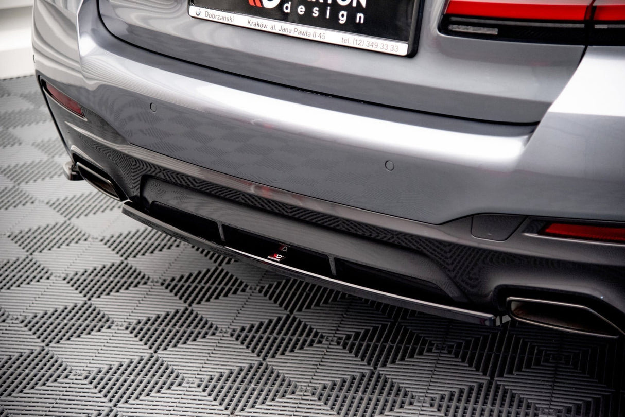 Maxton Design Central Rear Splitter BMW 5 G30 Facelift M-Package