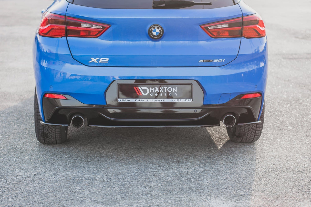 Maxton Design Central Rear Splitter BMW X2 F39 M-Package