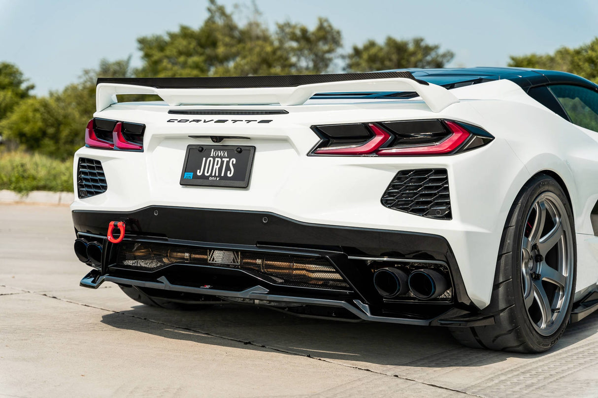 Maxton Design Central Rear Splitter - Chevrolet Corvette C8