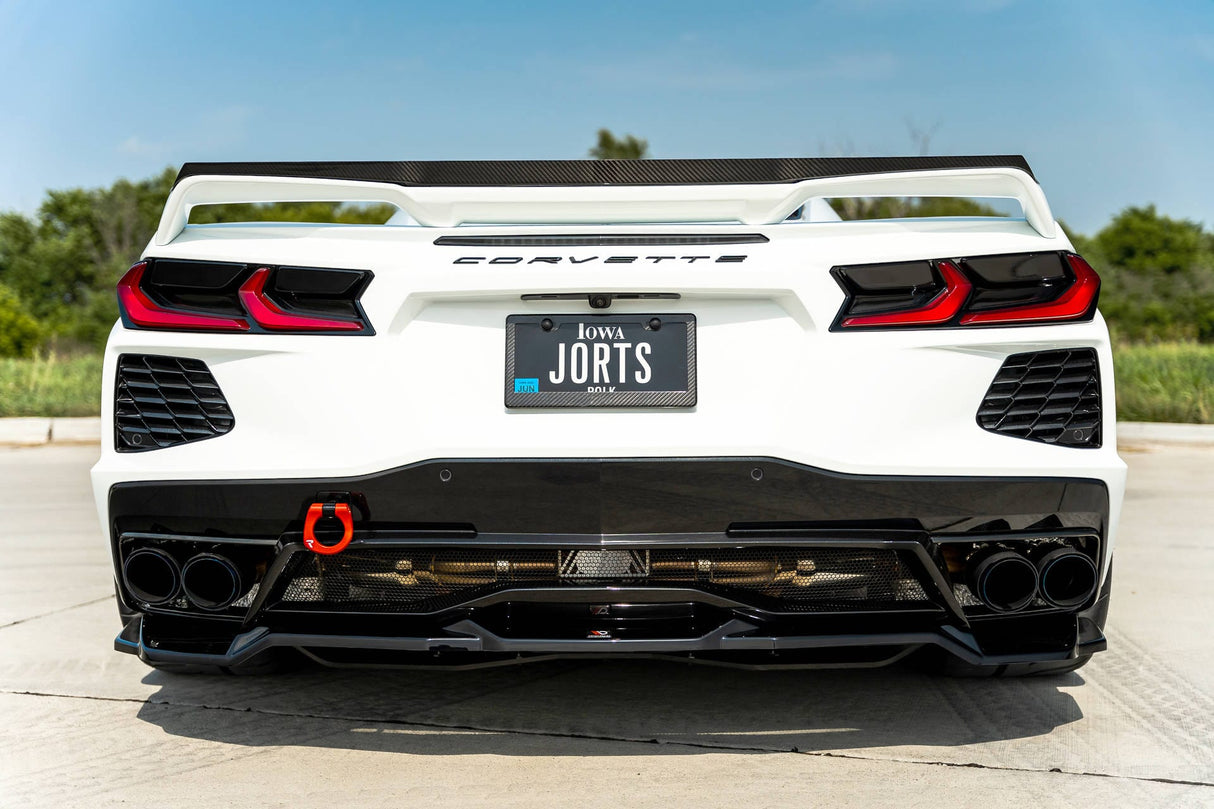 Maxton Design Central Rear Splitter - Chevrolet Corvette C8