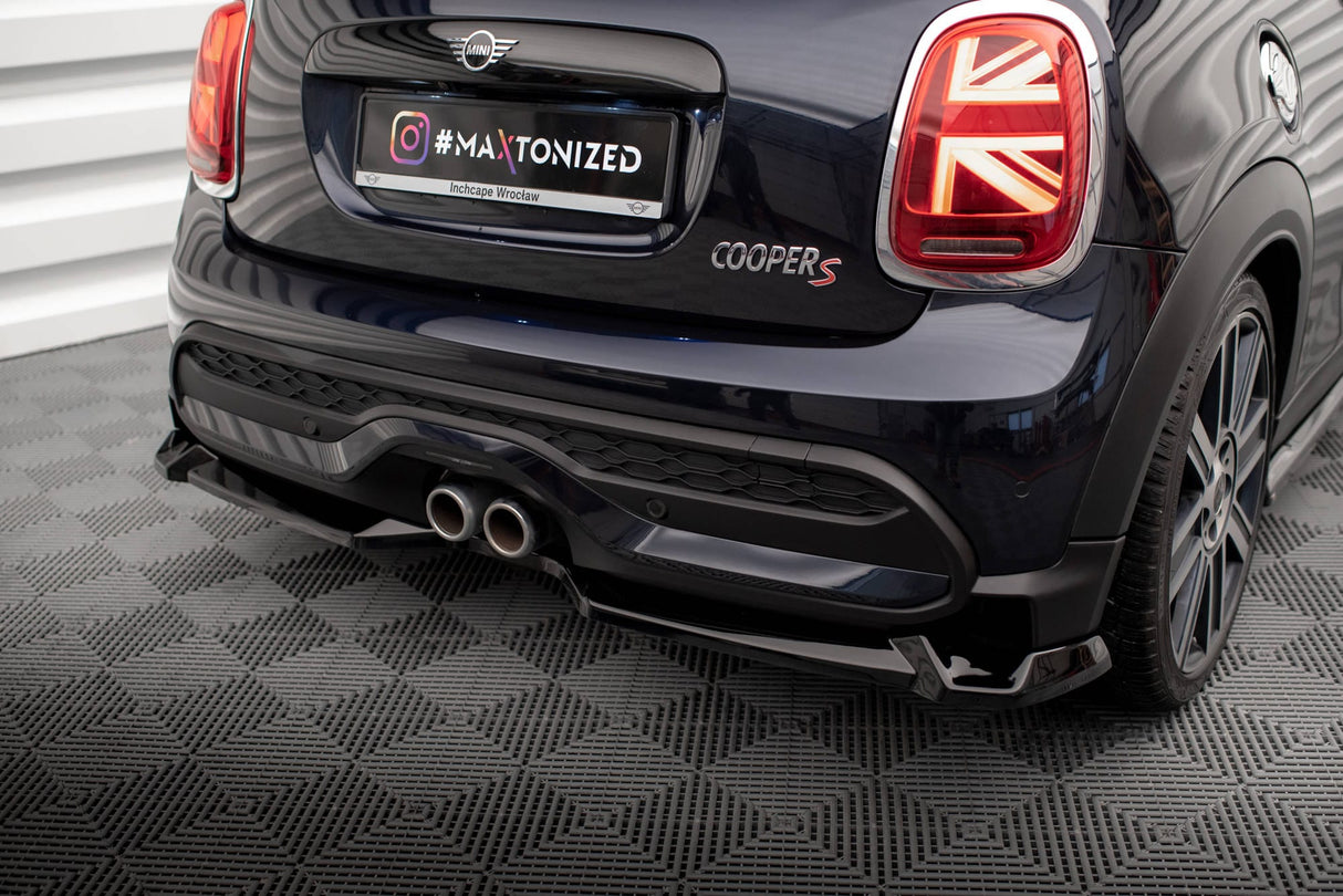 Maxton Design Central Rear Splitter MINI Cooper S F56 Facelift