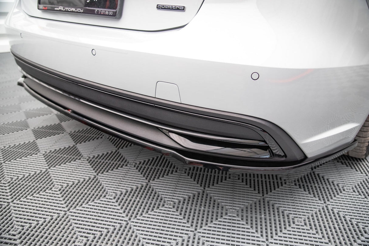 Maxton Design Central Rear Splitter For Audi A7 C8