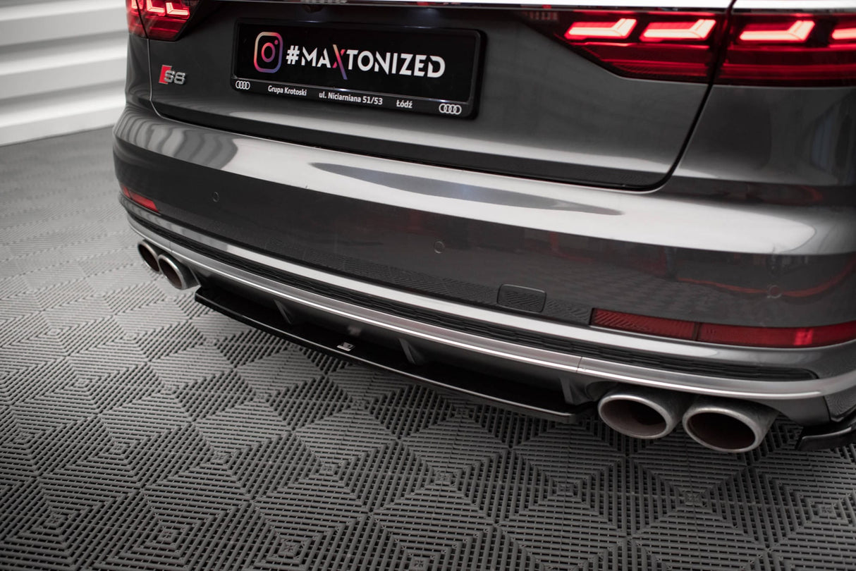 Maxton Design Central Rear Splitter Audi S8 D5
