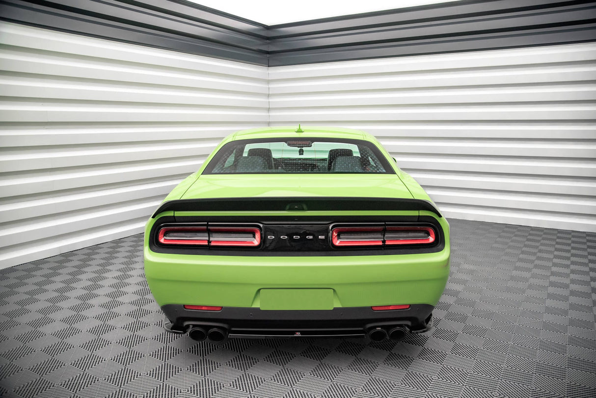 Maxton Design Central Rear Splitter For Dodge Challenger SRT Hellcat Widebody MK3