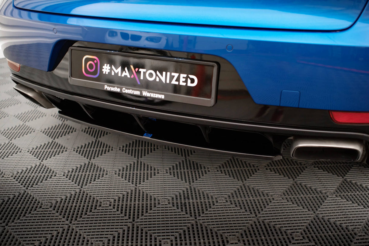 Maxton Design Central Rear Splitter Porsche Macan Mk1