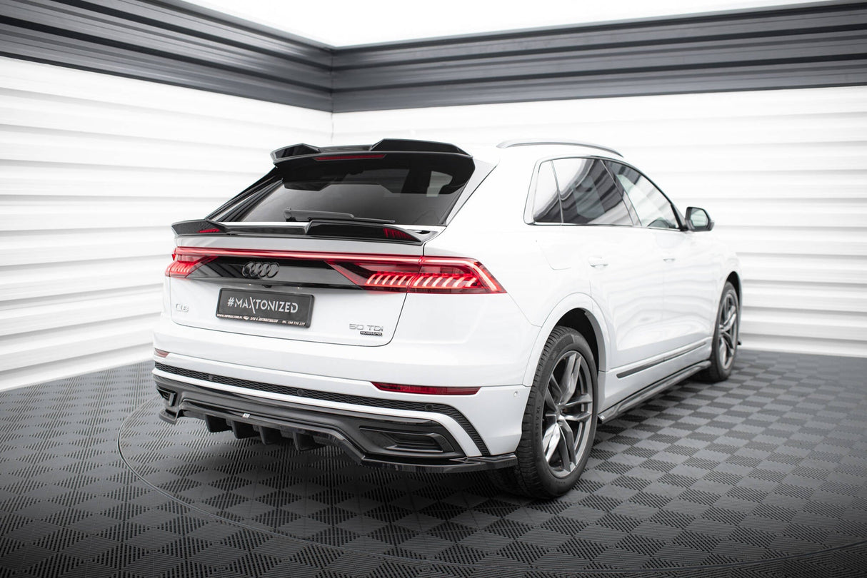 Maxton Design Central Rear Splitter (With Vertical Bars) Audi Q8 S-Line Mk1