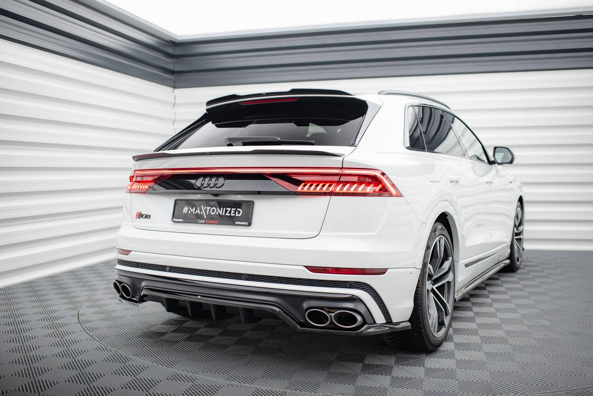 Maxton Design Central Rear Splitter (With Vertical Bars) Audi SQ8 Mk1