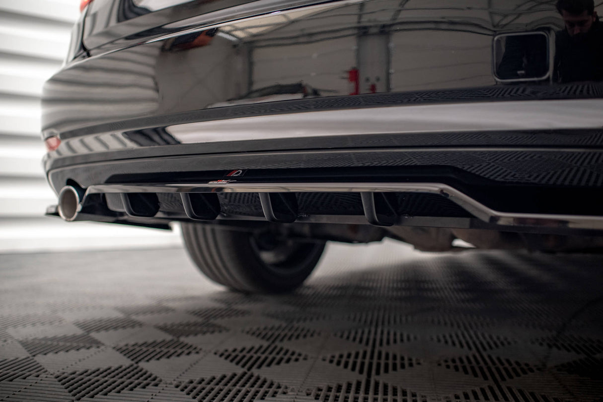Maxton Design Central Rear Splitter (With Vertical Bars) BMW 3 GT F34