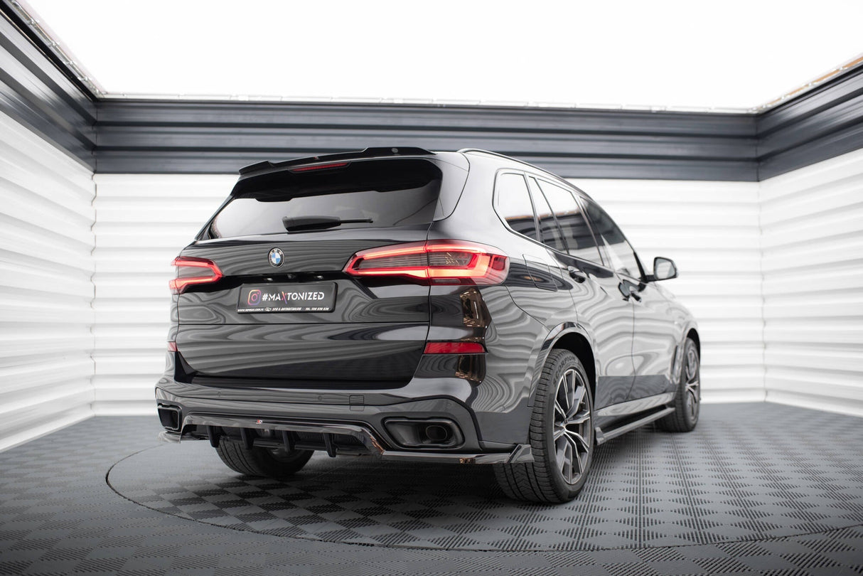 Maxton Design Central Rear Splitter (With Vertical Bars) BMW X5 M-Pack G05