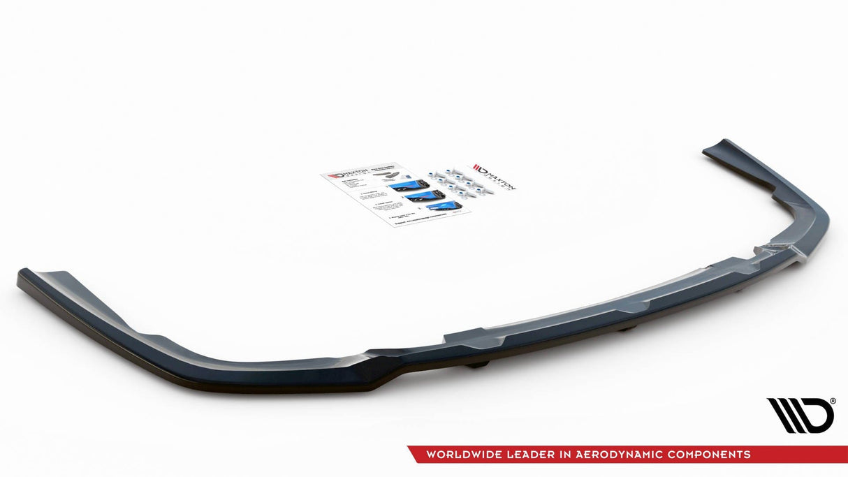 Maxton Design Central Rear Splitter (With Vertical Bars) BMW X6 M-Pack G06