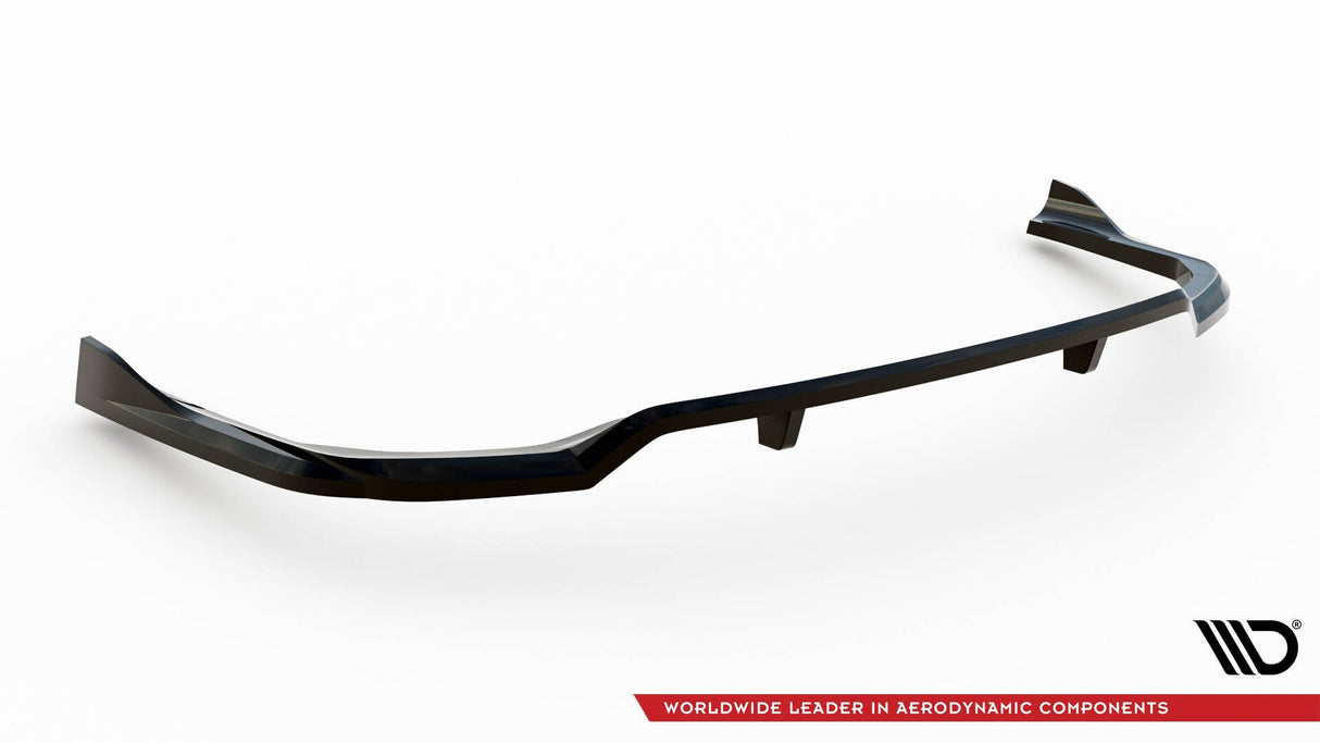Maxton Design Central Rear Splitter (With Vertical Bars) BMW X7 M-Pack G07 Facelift