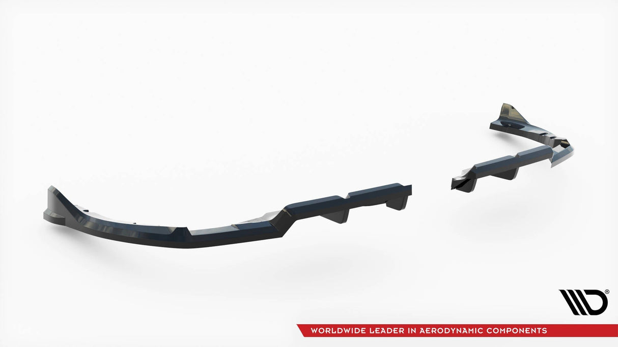 Maxton Design Central Rear Splitter (With Vertical Bars) BMW XM G09