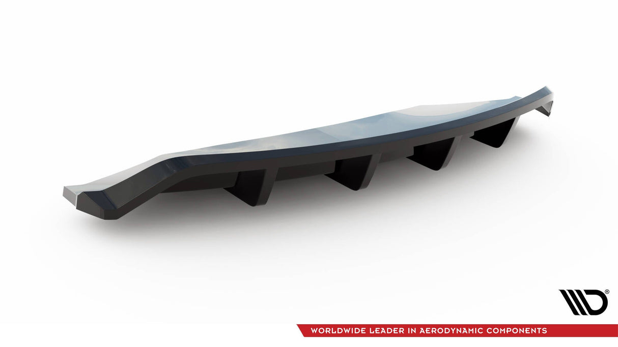 Maxton Design Central Rear Splitter (With Vertical Bars) BMW Z4 M-Pack E89 Facelift