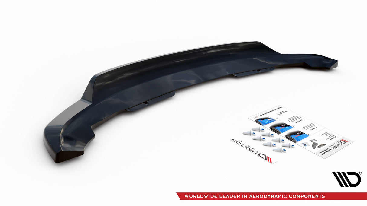 Maxton Design Central Rear Splitter (With Vertical Bars) BMW I3 Mk1 Facelift