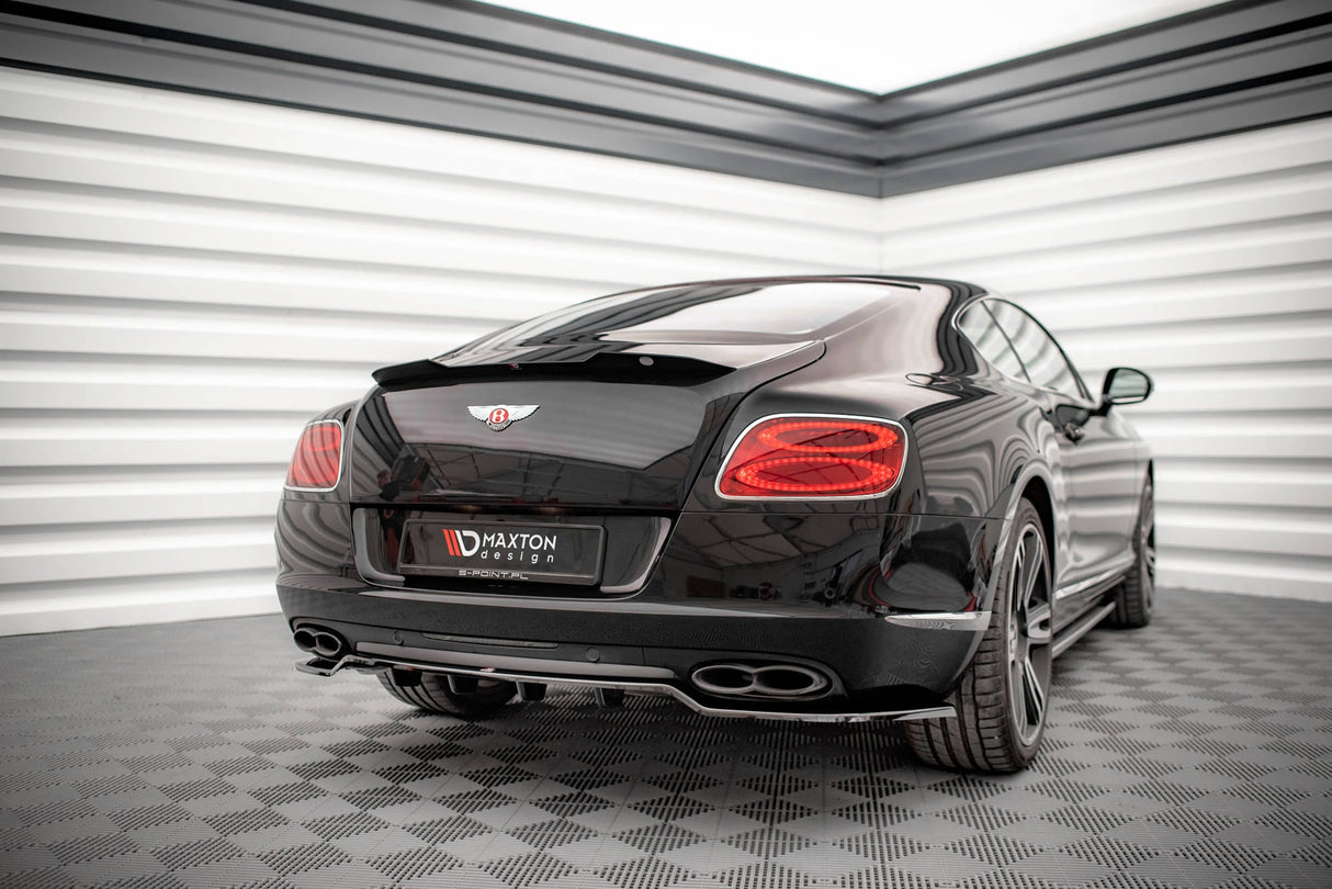 Maxton Design Central Rear Splitter (With Vertical Bars) Bentley Continental Gt V8 S MK2