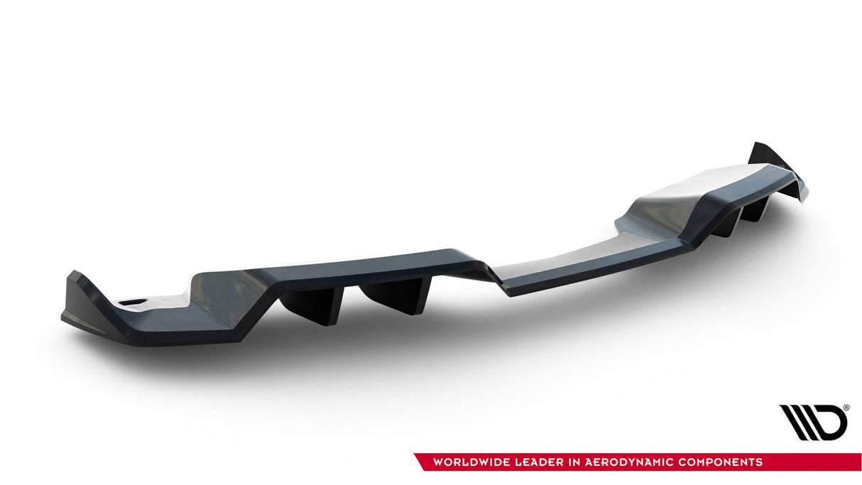 Maxton Design Central Rear Splitter (With Vertical Bars) Chevrolet Corvette C7