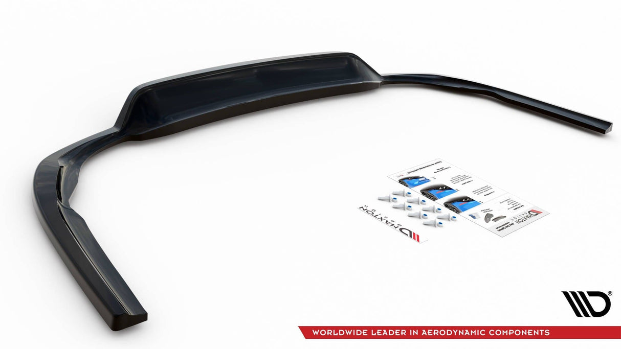 Maxton Design Central Rear Splitter (With Vertical Bars) Dodge Charger RT MK7 Facelift
