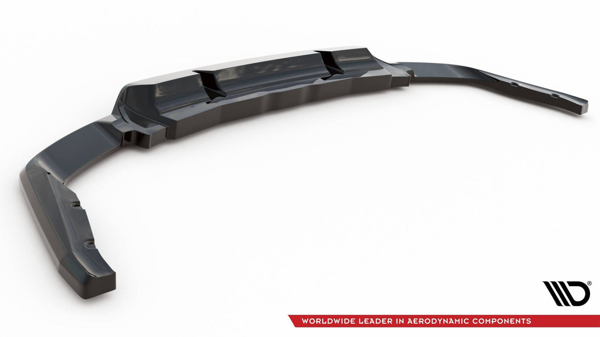 Maxton Design Central Rear Splitter (With Vertical Bars) Ford Edge Sport MK2