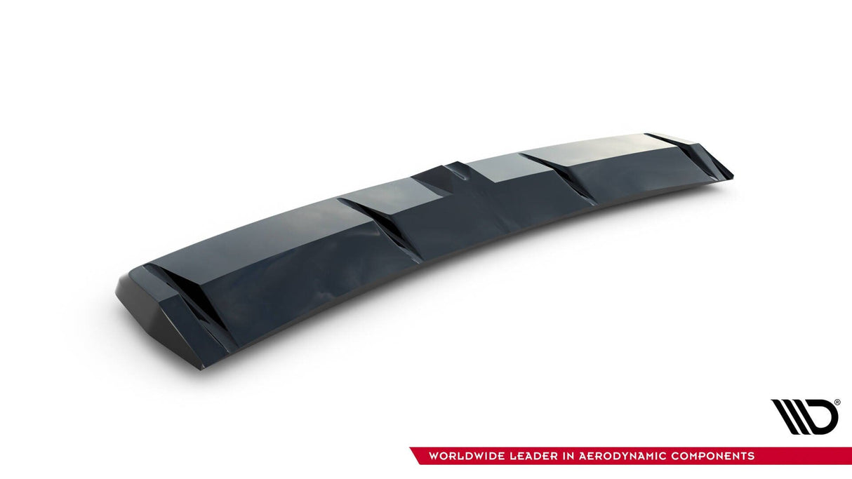 Maxton Design Central Rear Splitter (With Vertical Bars) Hyundai Elantra N MK7