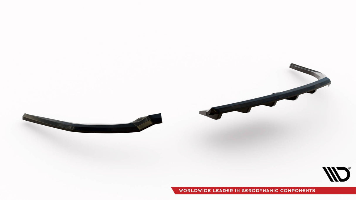 Maxton Design Central Rear Splitter (With Vertical Bars) Jaguar Xe X760 Facelift
