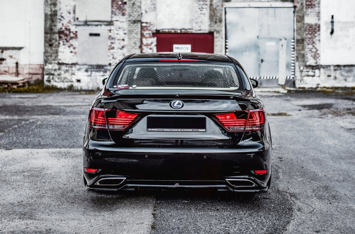 Maxton Design Central Rear Splitter (With Vertical Bars) Leuxs Ls Mk4 Facelift