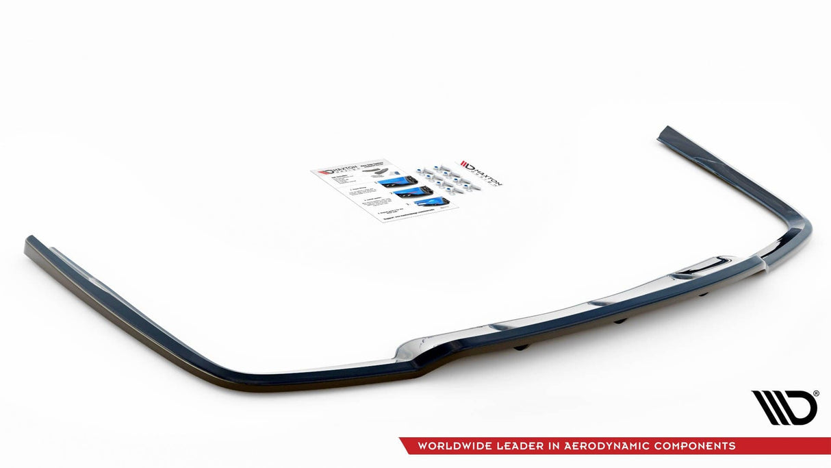 Maxton Design Central Rear Splitter (With Vertical Bars) Lexus Gs F Sport Hybrid Mk4 (L10)