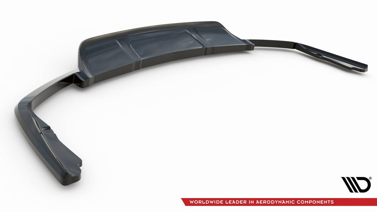 Maxton Design Central Rear Splitter (With Vertical Bars) - Maserati Levante Mk1
