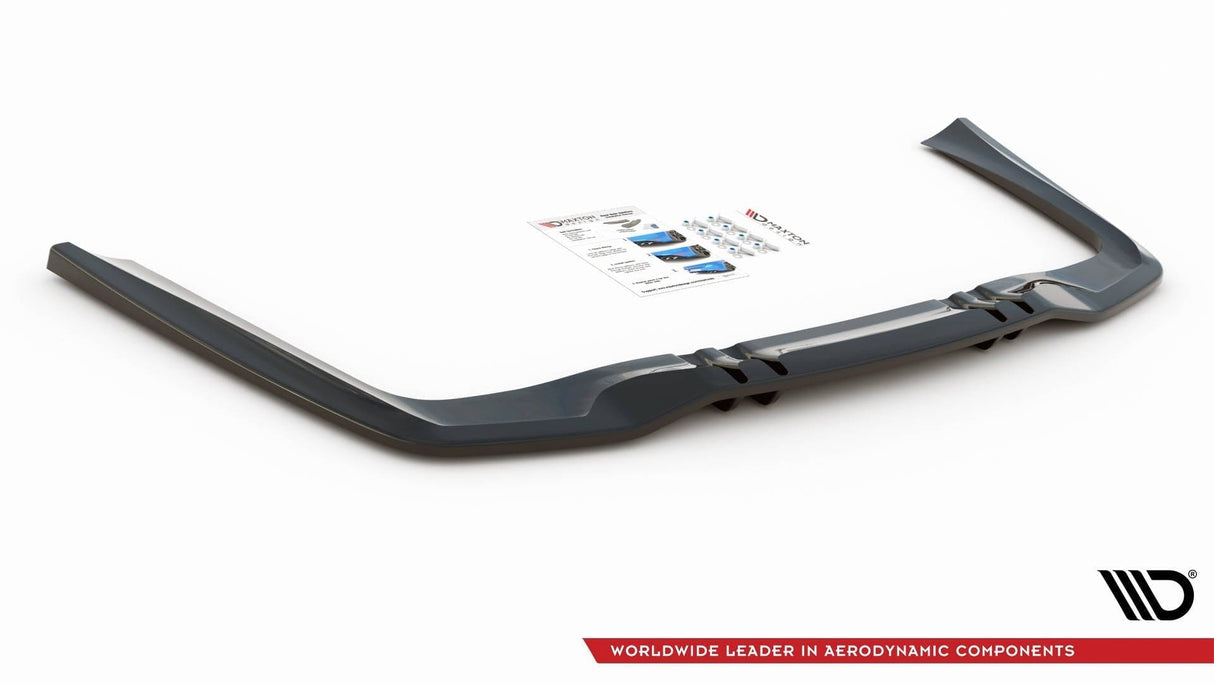 Maxton Design Central Rear Splitter (With Vertical Bars) Mercedes-AMG 53 4 Door Coupe