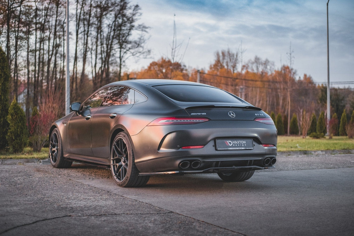 Maxton Design Central Rear Splitter (With Vertical Bars) Mercedes-AMG 53 4 Door Coupe