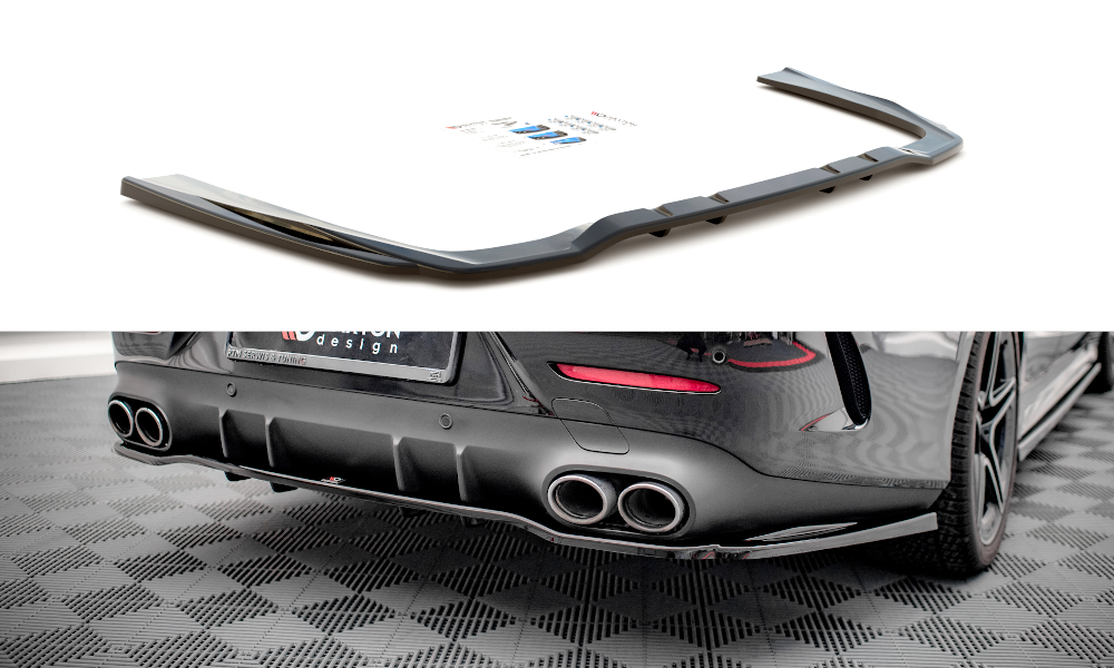 Maxton Design Central Rear Splitter (With Vertical Bars) Mercedes-AMG Cls 53 C257
