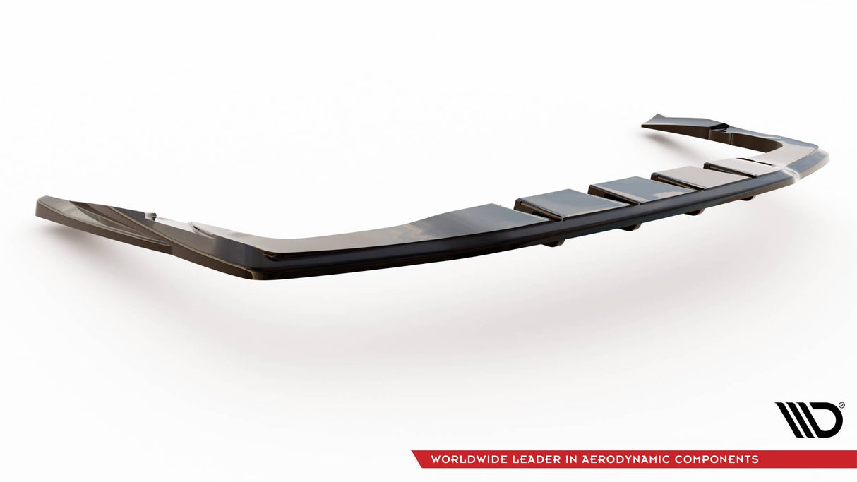 Maxton Design Central Rear Splitter (With Vertical Bars) Mercedes-AMG GT 63S 4-Door Coupe Aero