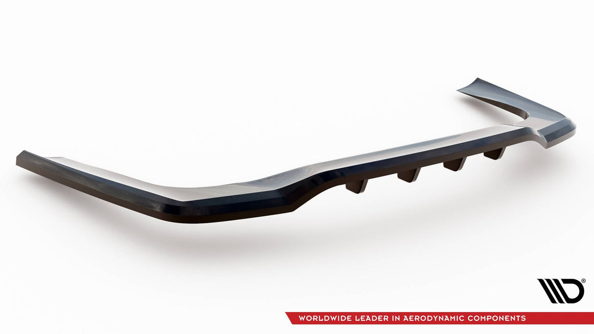 Maxton Design Central Rear Splitter (With Vertical Bars) Mercedes-Benz CLA Coupe C118