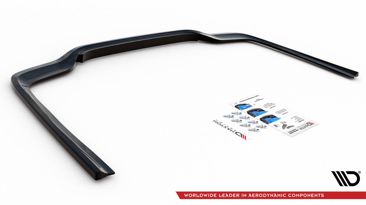 Maxton Design Central Rear Splitter (With Vertical Bars) Mercedes-Benz E AMG-Line Sedan W212 Facelift