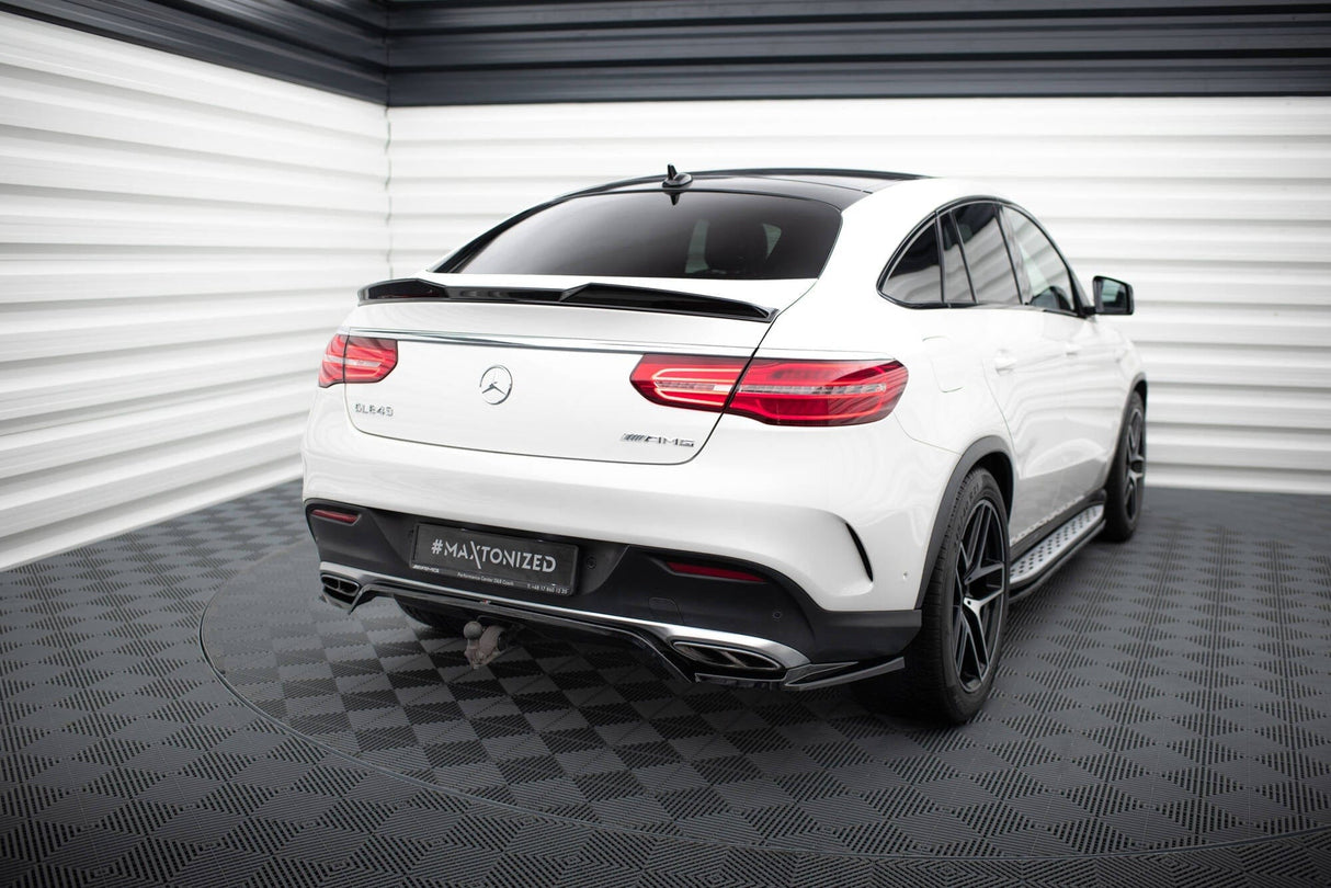 Maxton Design Central Rear Splitter (With Vertical Bars) Mercedes-Benz GLE Coupe AMG-Line C292