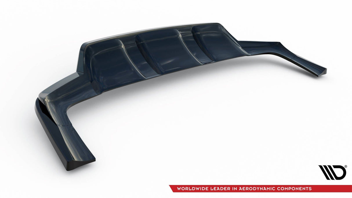 Maxton Design Central Rear Splitter (With Vertical Bars) Mercedes-Benz GLE SUV AMG-Line W167