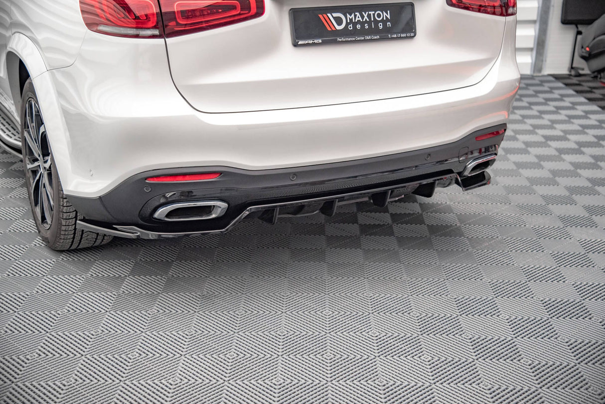 Maxton Design Central Rear Splitter (With Vertical Bars) - Mercedes / GLS AMG-Line X167