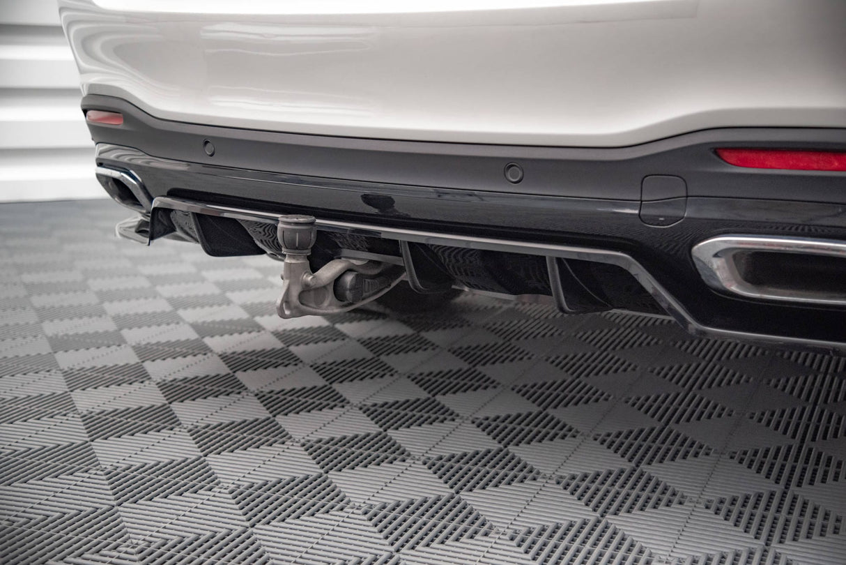 Maxton Design Central Rear Splitter (With Vertical Bars) - Mercedes / GLS AMG-Line X167