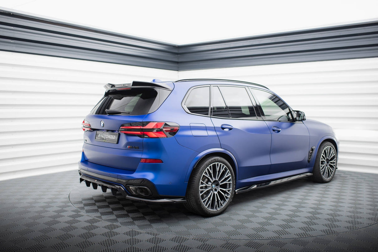 Maxton Design Central Rear Splitter (With Vertical Bars) V.1 - BMW X5 M-PACK G05 (Facelift)