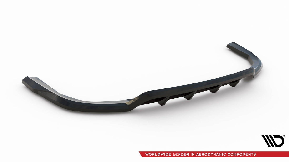 Maxton Design Central Rear Splitter (With Vertical Bars) V.1 - BMW X5 M-PACK G05 (Facelift)