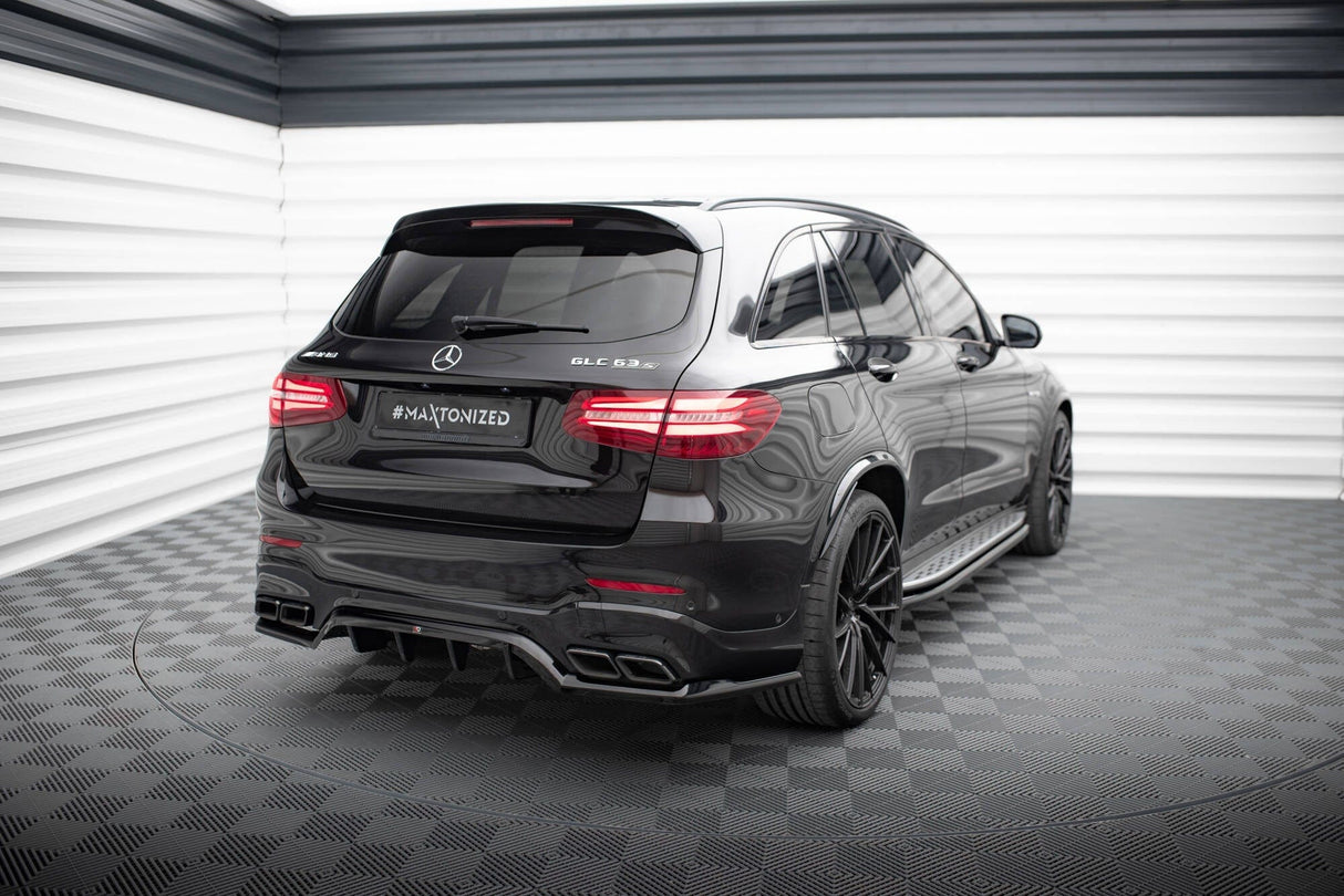 Maxton Design Central Rear Splitter (With Vertical Bars) V.1 Mercedes-AMG GLC 63 SUV X253