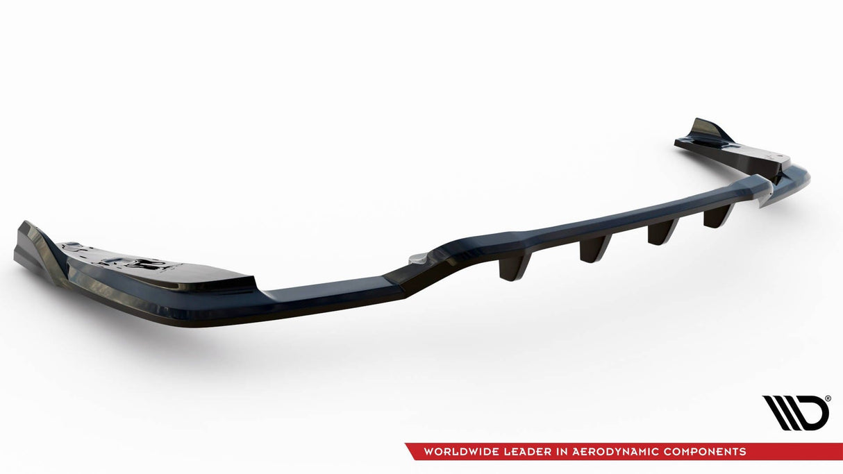 Maxton Design Central Rear Splitter (With Vertical Bars) V.2 BMW X4 M-Pack G02