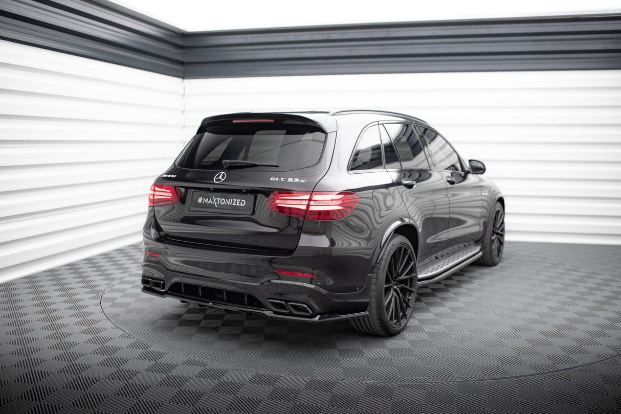 Maxton Design Central Rear Splitter (With Vertical Bars) V.2 Mercedes-AMG GLC 63 SUV X253