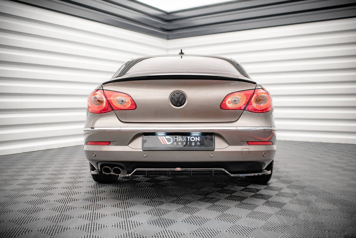 Maxton Design Central Rear Splitter (With Vertical Bars) Volkswagen Passat CC (NLA)