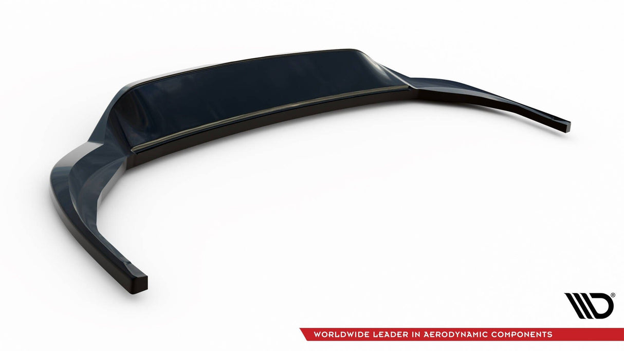 Maxton Design Central Rear Splitter (With Vertical Bars) VW Tiguan Allspace (LWB) R-Line Mk2 Facelift